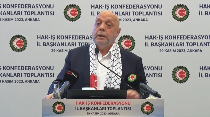 Hak-İş Genel Başkanı Arslan: “Hak-İş olarak Asgari Ücret Tespit Komisyonu’nun yapısına itirazımız var”
