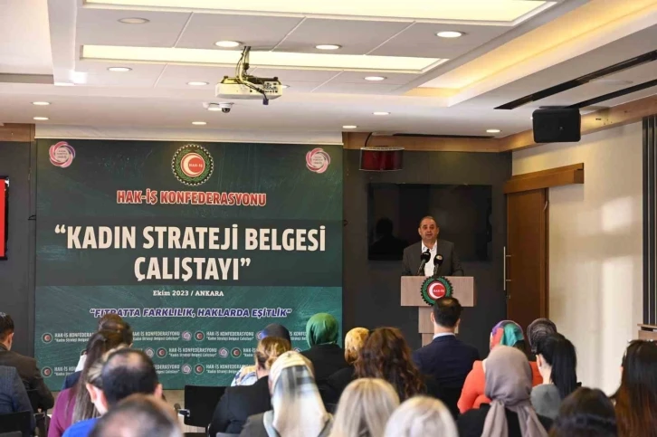 HAK-İŞ’ten “Kadın Strateji Belgesi Çalıştayı”
