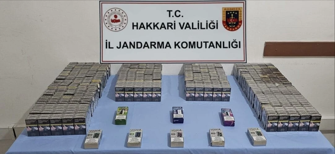 Hakkari’de gümrük kaçakçılığı operasyonu
