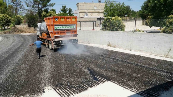 Haliliye kırsalında asfalt çalışmaları hız kesmiyor
