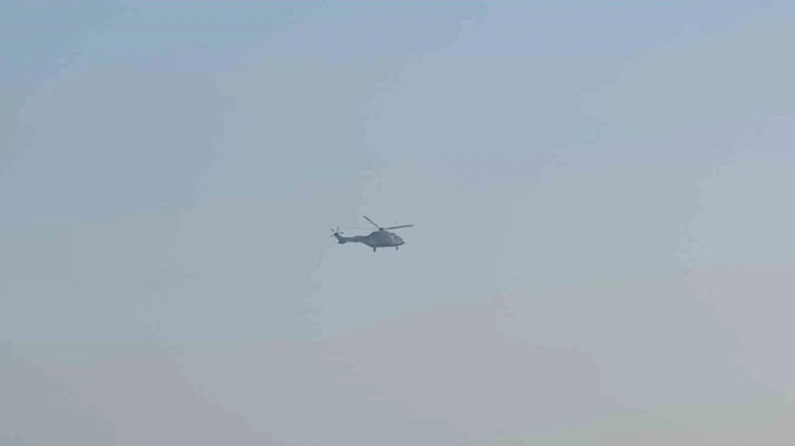 Hatay’da sınırın sıfır noktasında askeri helikopter hareketliliği
