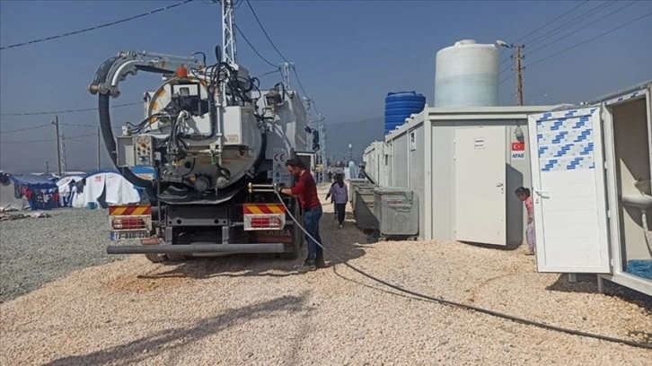 Hatay'da şebeke suyu ve kanalizasyon çalışmaları devam ediyor