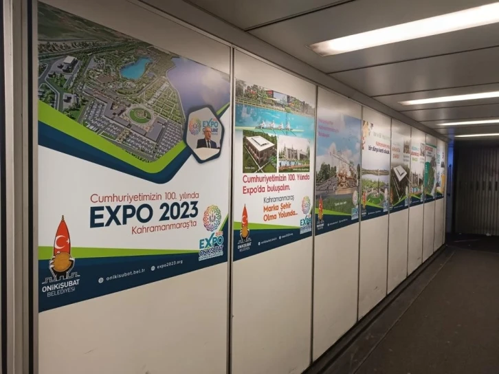 Havalimanlarına EXPO 2023 Onikişubat ve Kahramanmaraş afişleri asıldı
