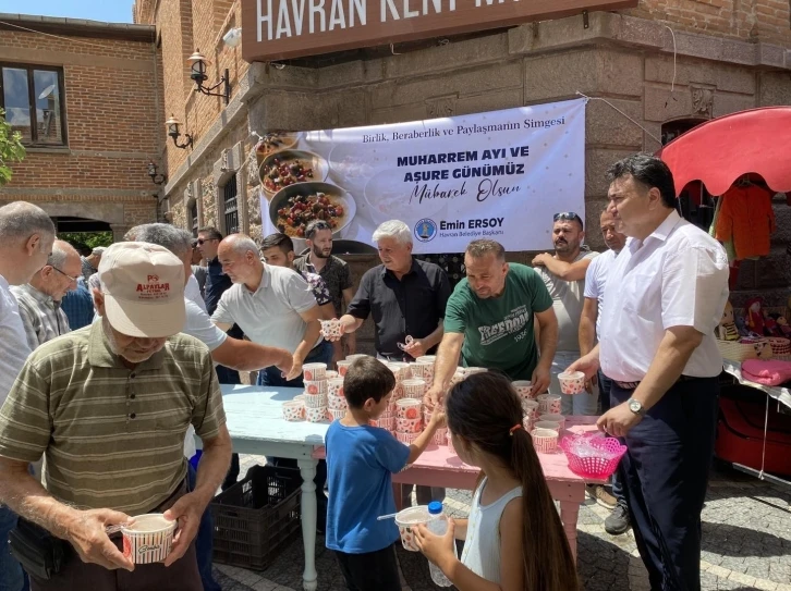 Havran Belediyesi’nden aşure hayrı
