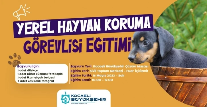 Hayvan koruma görevlisi olmak isteyenlere eğitim veriliyor
