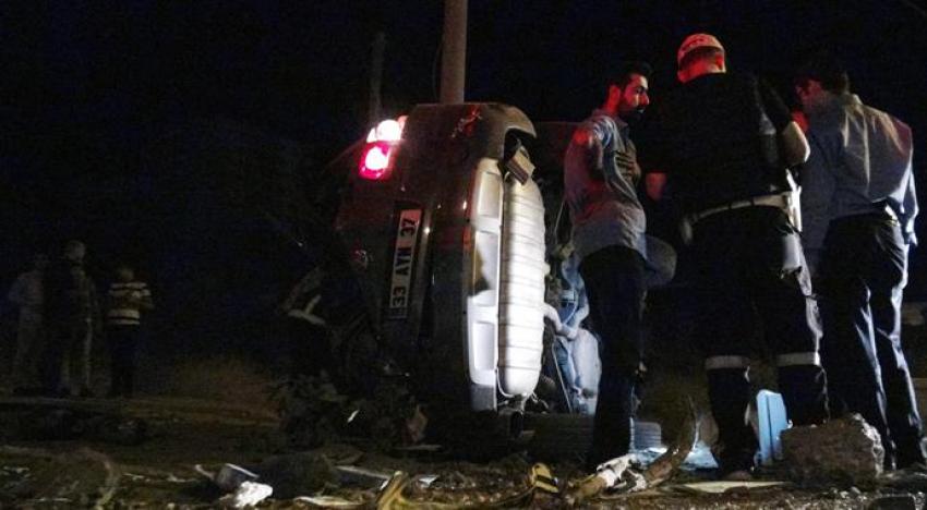 Mardin'de feci kaza: 3 ölü, 4 yaralı