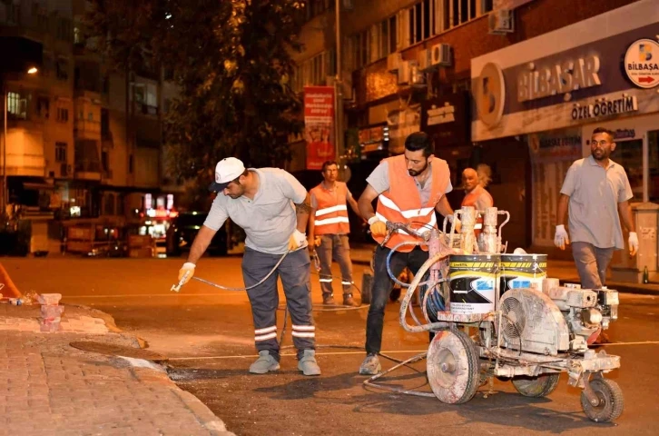 Hüsnü Karakaş’ta gece mesaisi
