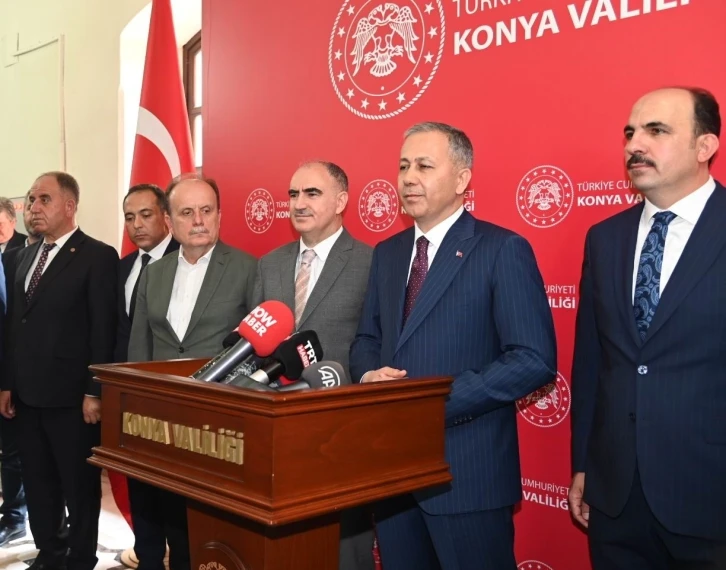 İçişleri Bakanı Yerlikaya memleketi Konya’da
