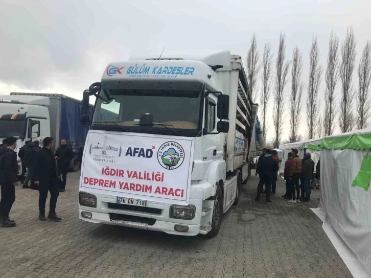 Iğdır’dan deprem bölgesine yardım seferberliği
