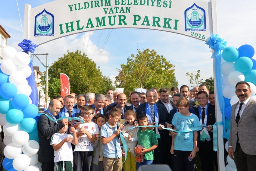 Yeşil seferberlik; Ihlamur Parkı açıldı