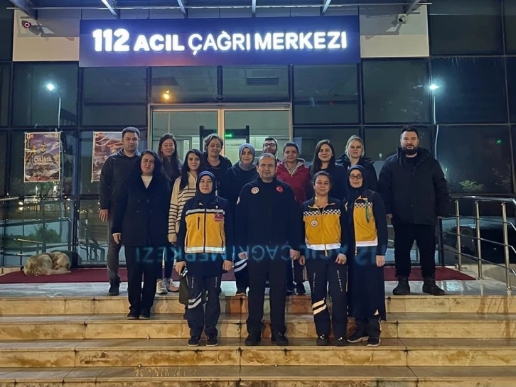 İl Sağlık Müdürü Şenkul sahur vakti 112 Çağrı Merkezi personeli ile bir araya geldi
