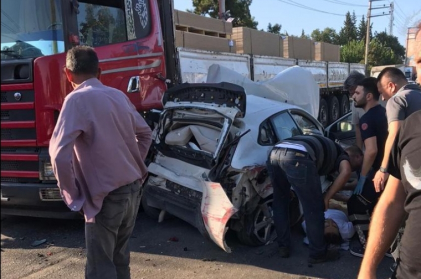 Bursa'da köprüden uçan TIR dehşet yarattı