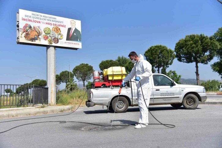 İncirliova’da ekipler halk sağlığı için sahada
