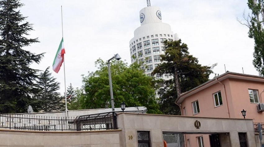 İran Büyükelçiliğinde yoğun güvenlik önlemleri