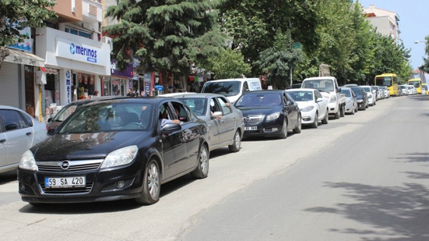 Tekirdağ'da kayıtlı araç sayısı arttı