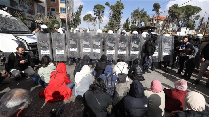 İşgal altındaki Batı Şeria'da ABD Dışişleri Bakanı'nın ziyareti protesto edildi