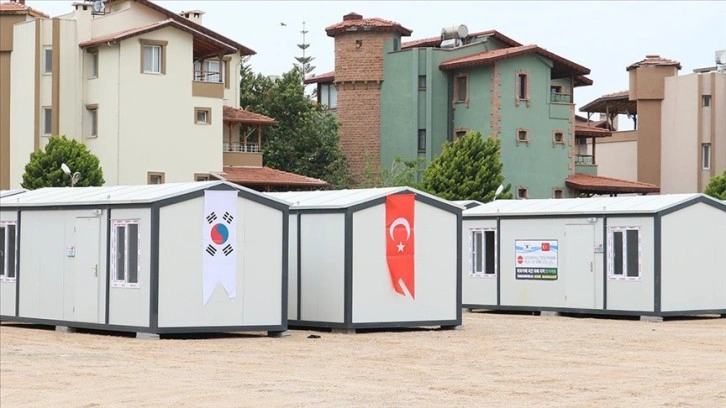 İskenderun'da Kore Mahallesi Konteyner Kenti kurulması için temel atıldı