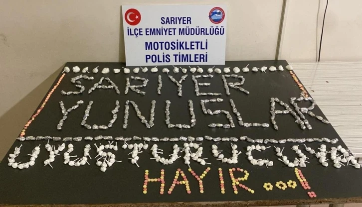 İstanbul’da kokain operasyonu kamerada: Yarım milyon liralık ele geçirildi
