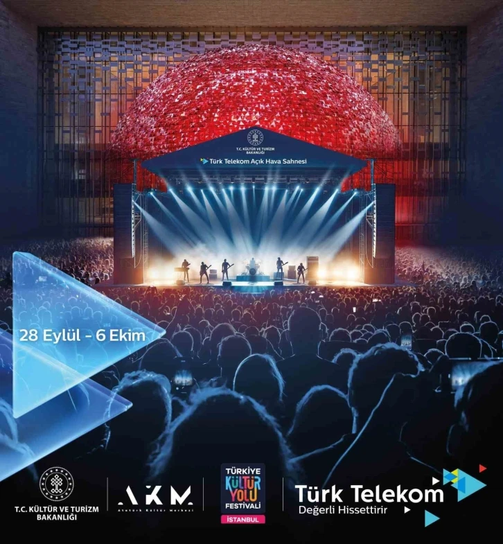 İstanbul Kültür Yolu Festivali kapsamında Türk Telekom, AKM’de kültür ve sanat etkinlikleri düzenleyecek