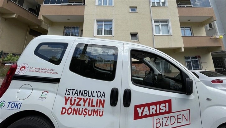 İstanbul'da "Kentsel Dönüşümde Yarısı Bizden Kampanyası"nda binalar inceleniyor