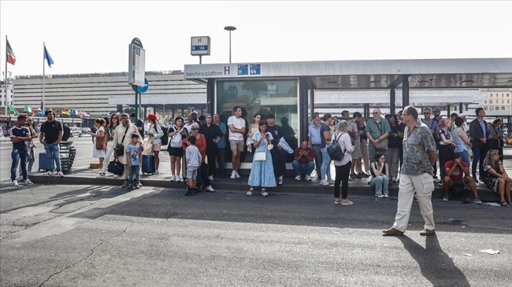 İtalya'da toplu taşıma sektöründe çalışanlar greve gitti