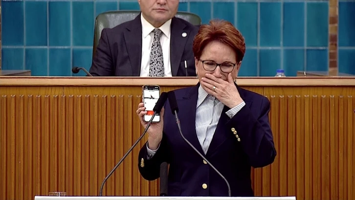 İYİ Parti lideri Akşener gözyaşlarına hakim olamadı
