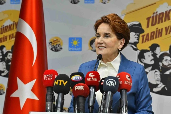 İYİ Parti lideri Akşener: “Millet iradesi başımızın tacıdır”
