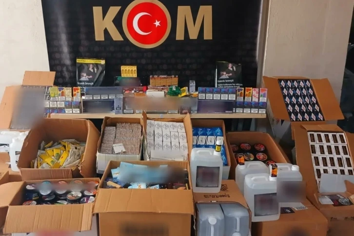 İzmir’de 9 ilçede 12 kaçakçılık operasyonu
