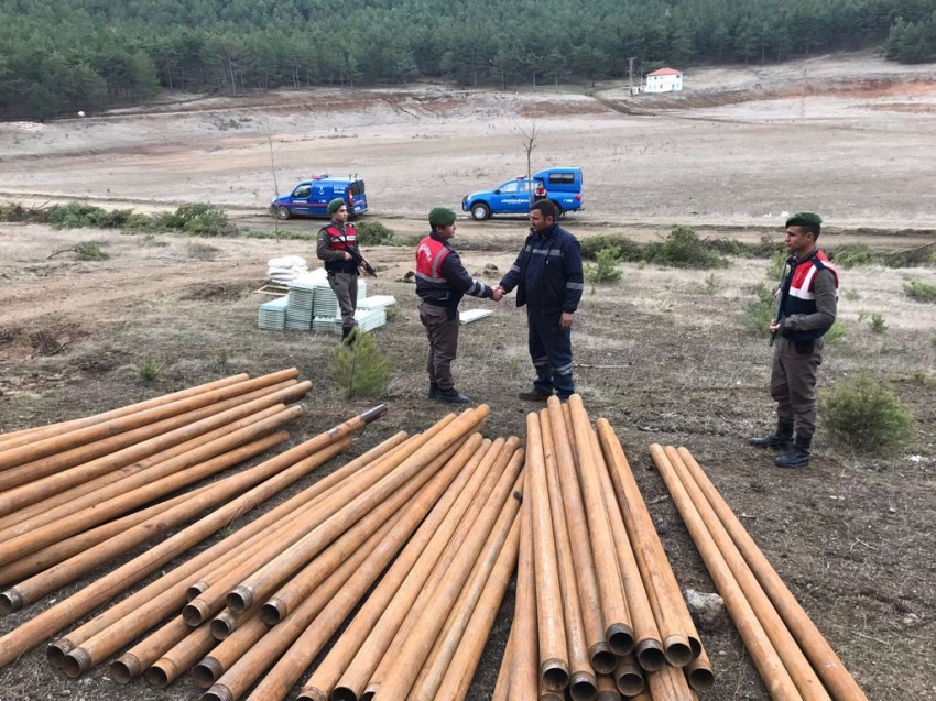 Bursa'da boru hırsızları yakalandı