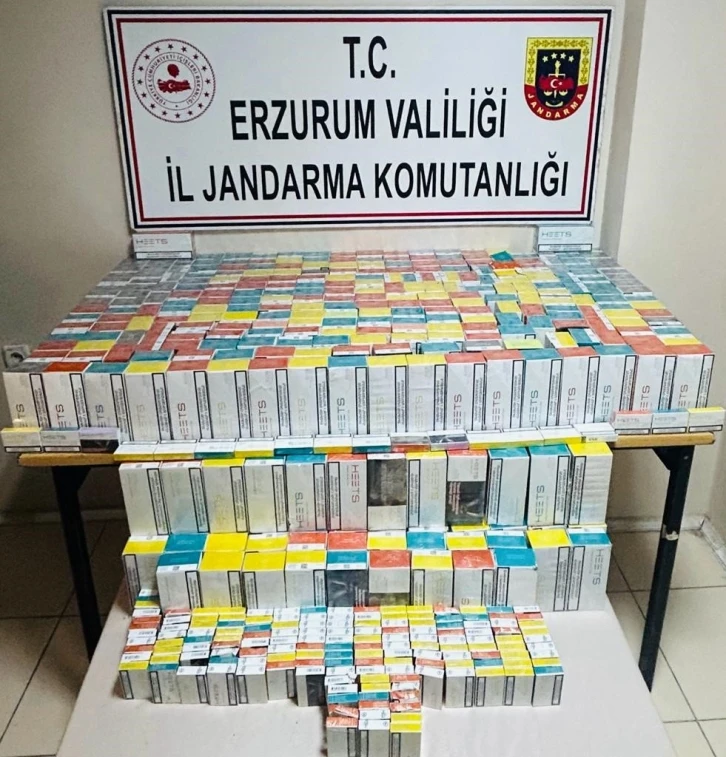 Jandarma’dan kaçak sigara operasyonu
