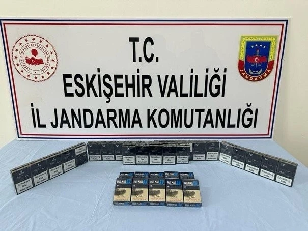 Jandarma ekipleri kaçak sigara ile mücadeleye devam ediyor
