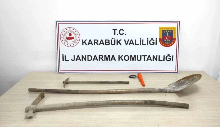 Jandarma kaçak kazı yapanlara göz açtırmıyor
