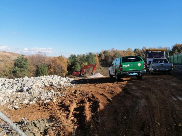 Bursa jandarma kaçak yapıya göz açtırmıyor