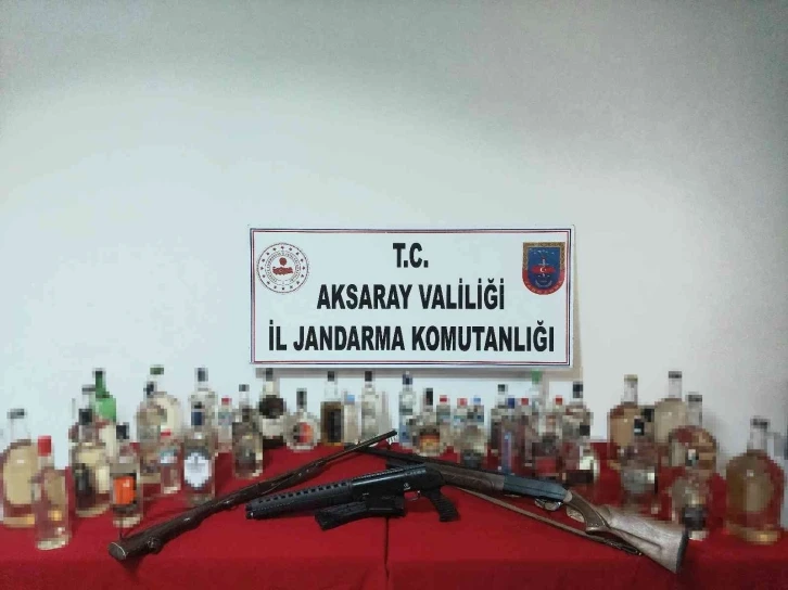 Jandarmadan yılbaşı öncesi sahte alkol operasyonu
