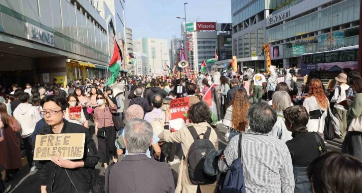 Japonya’da "Gazze’ye destek" gösterisi