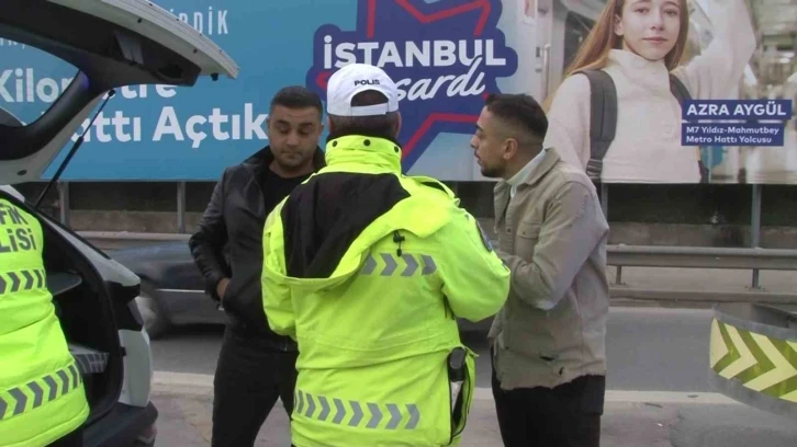 Kadıköy’de iki sürücünün trafikteki kavgası denetim noktasında son buldu
