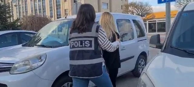 Kadınları fuhşa zorlayan kadın yakalandı
