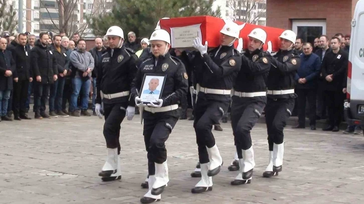 Kalbine yenik düşen komiser yardımcısı memleketine uğurlandı
