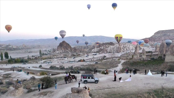 Kapadokya'da ziyaretçi rekoru kırıldı