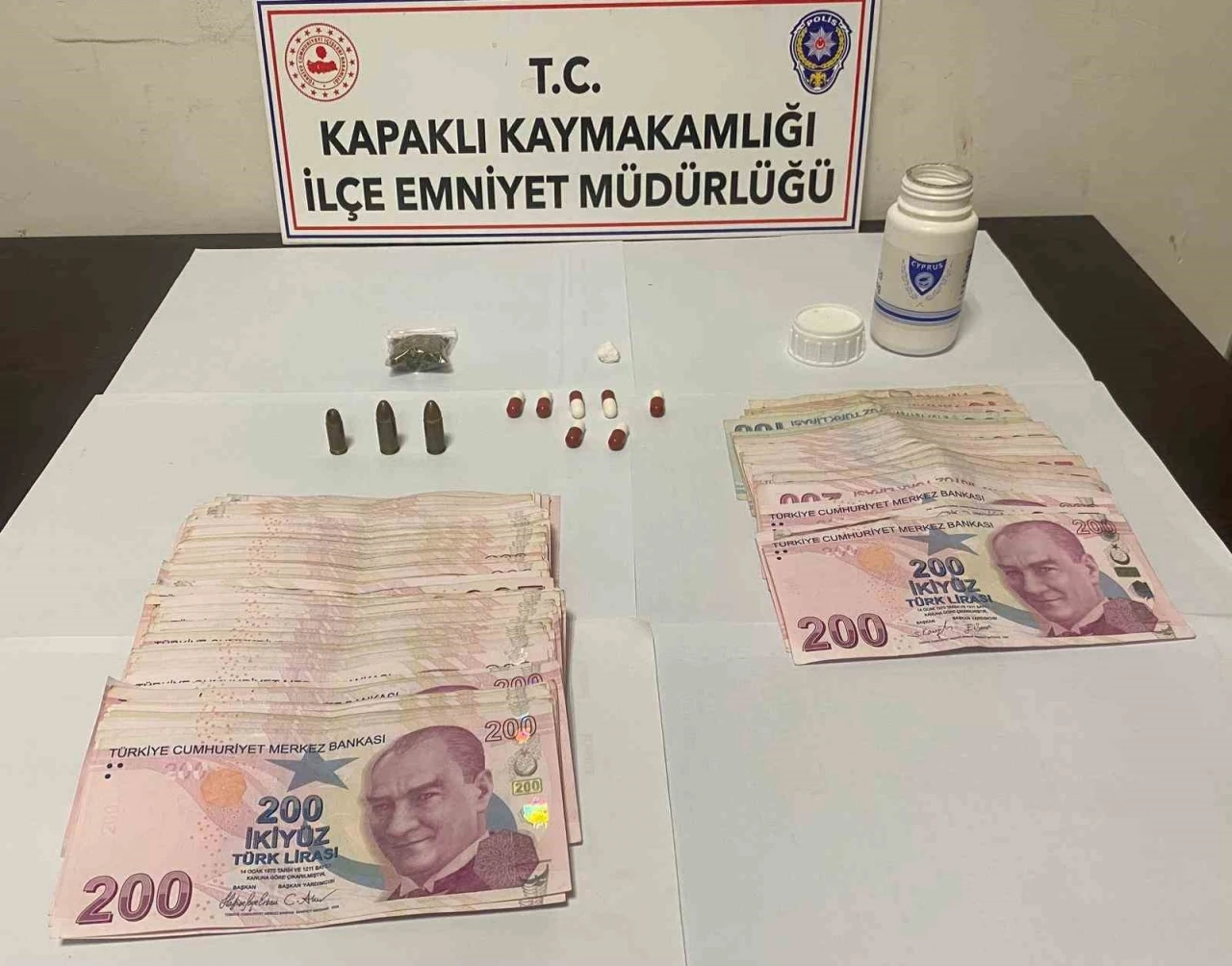 Kapaklı’da uyuşturucu madde ticareti yapan 1 kişi tutuklandı
