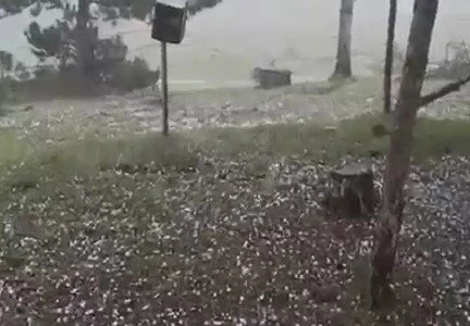 Karabük’te dolu etkili oldu