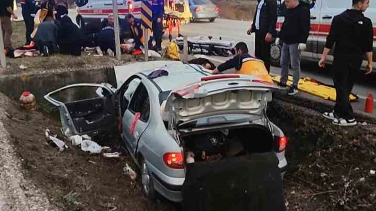 Araç kanala düştü, 1 kişi yaşamını yitirdi