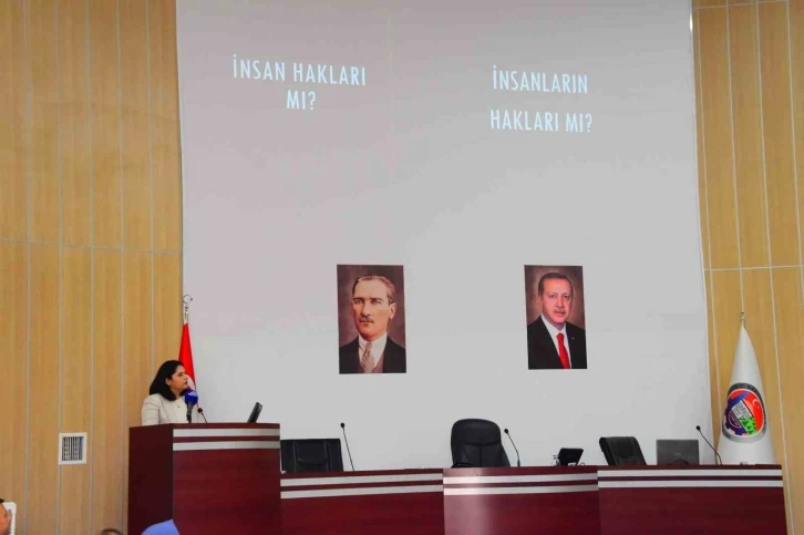 Karabük’te "İnsan Hakları" konferansı verildi
