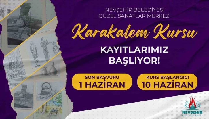 Karakalem resim kursu açılacak
