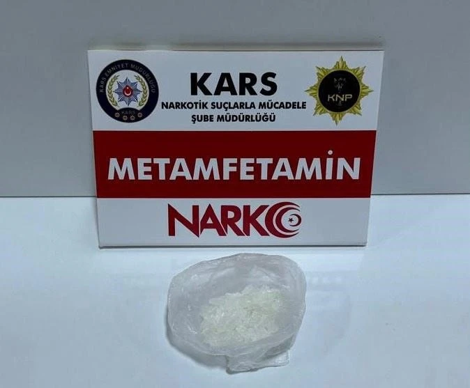 Kars’ta metamfetamin ele geçirildi
