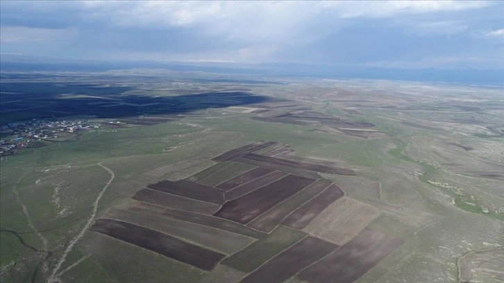 Kars'ta baharın gelmesiyle çiftçiler tarlalarında çalışmalarını hızlandırdı