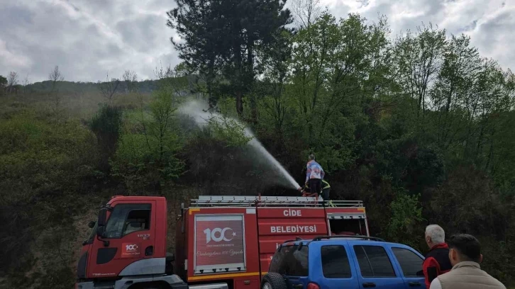 Kastamonu’da korkutan orman yangını: Büyümeden söndürüldü
