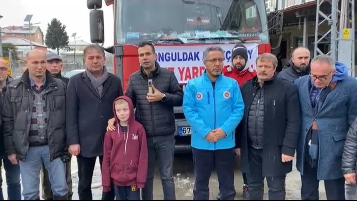 Kaymakam Aslan, “Sadece malzemelerle değil dualarımızla beraberiz”
