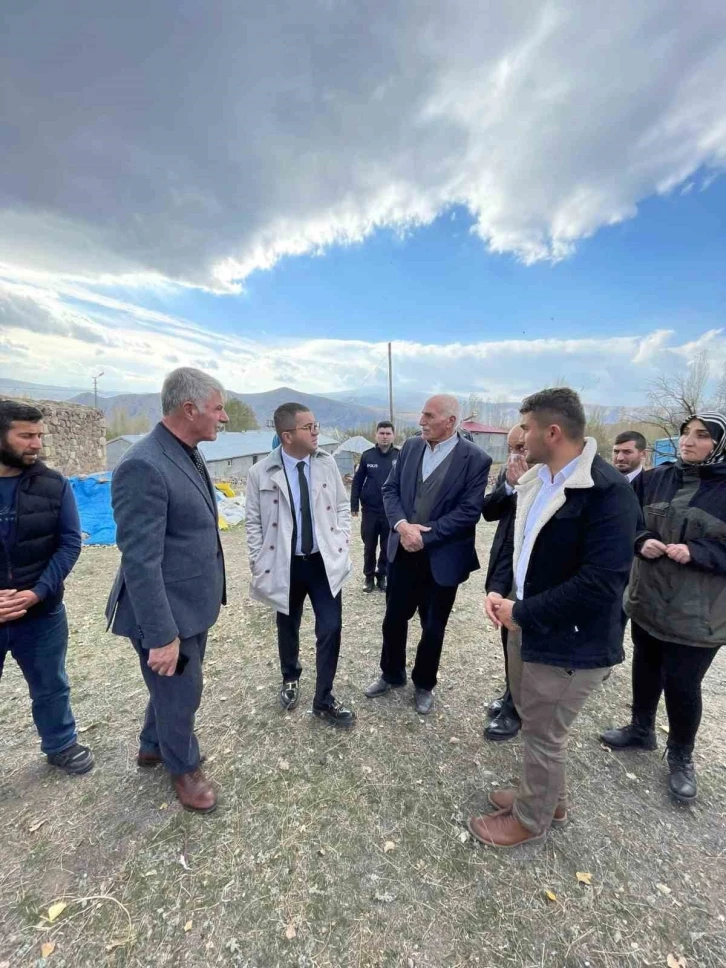 Kaymakam Daştan köy ziyaretlerini sürdürüyor
