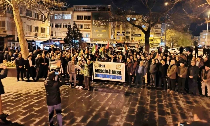 Kayseri’de İsrail Terörü Lanetlendi
